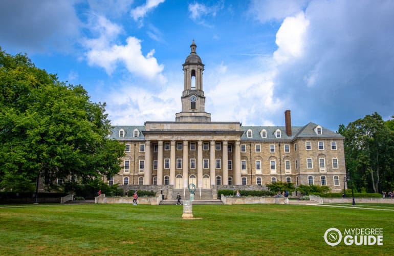 nice-looking university campus