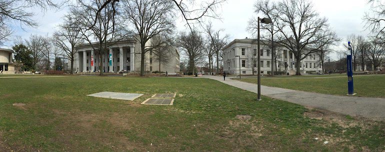 The American University campus