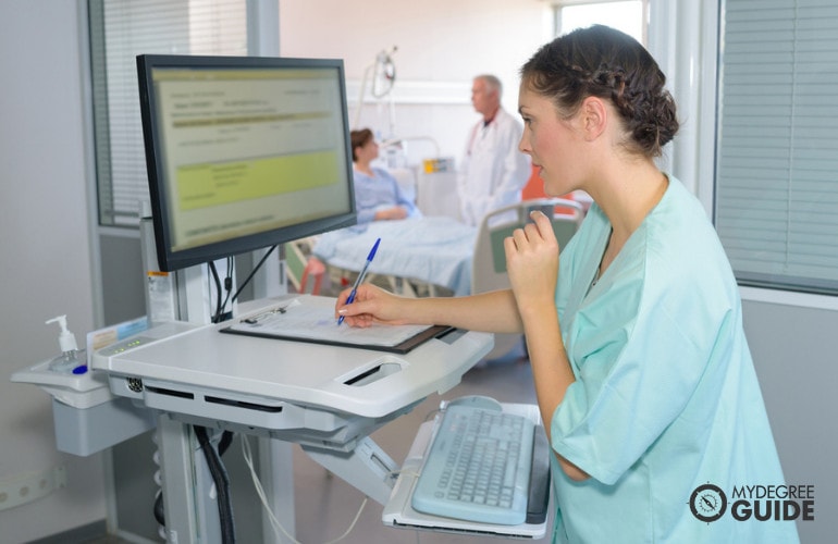 medical students prepare to assist in a university hospital