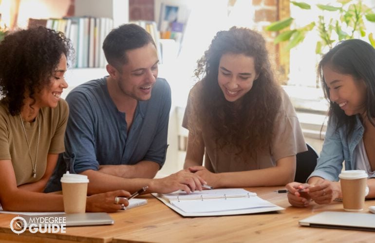 Group of students taking Family and Human Development Studies