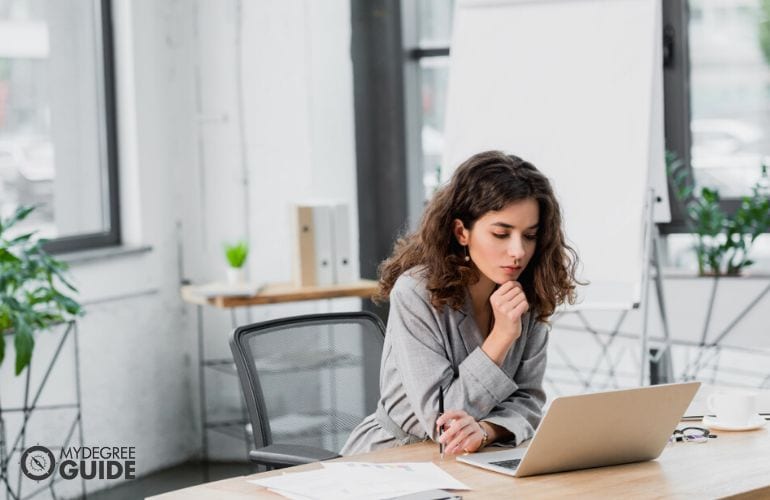 Woman preparing requirements for Family and Human Development Studies