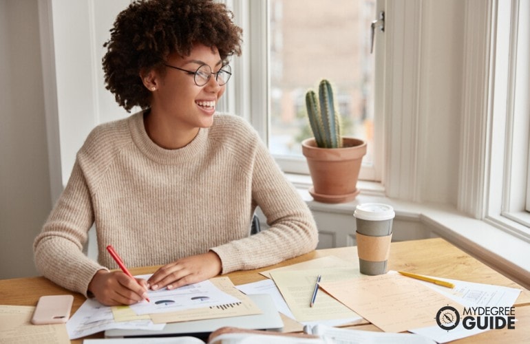 Bachelor’s in Mathematics student studying at home