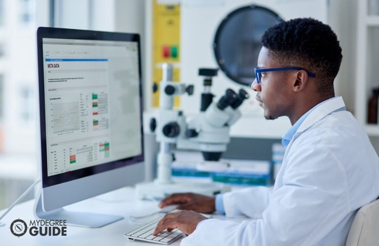 Data Analyst working on hospital data visualization