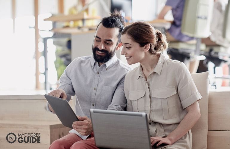 Friends checking for Online Master's in Environmental Management Programs