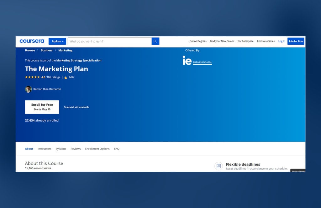The Marketing Plan - Coursera