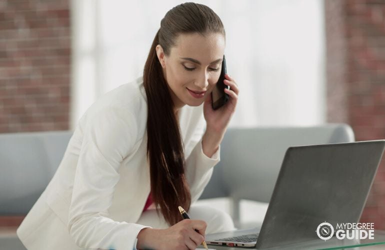 Woman preparing Data Analytics Graduate Certificate requirements