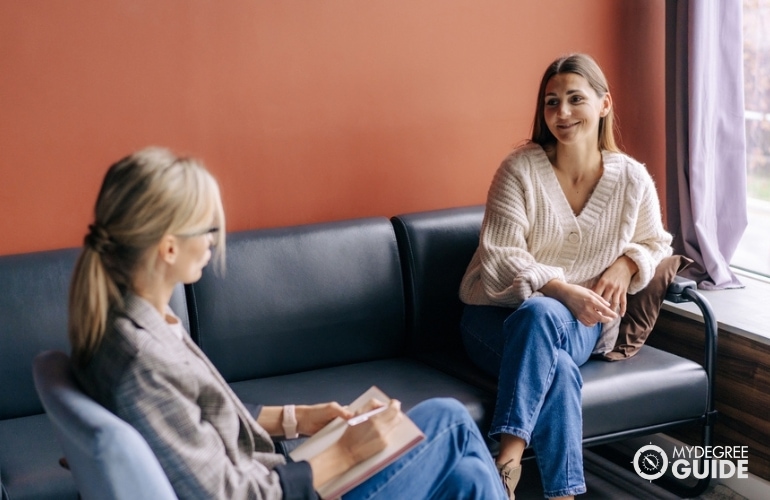 Woman with Developmental Psychology Degree, working as Career Counselor