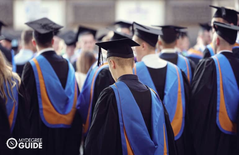 a graduation ceremony