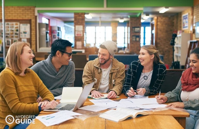 students taking Environmental Management Doctorate researching