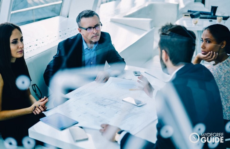 team of lawyers in a meeting