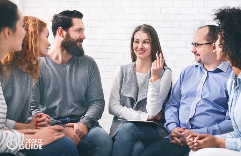 Forensic Psychologists in a meeting