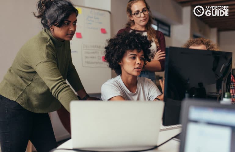 software engineers working together on a project