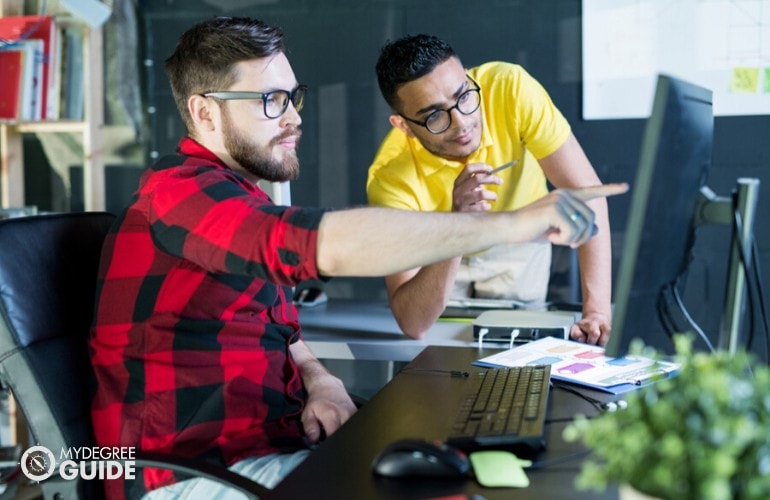 software developers working together on a project