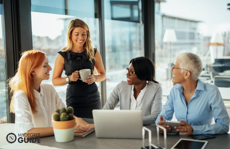 Operations Research Analysts in a meeting