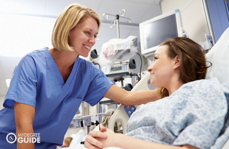 nurse with a patient