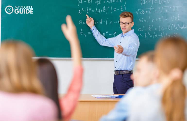 mathematics professor teaching at a university