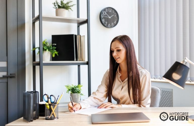 Woman preparing for Occupational Therapy Doctorate requirements