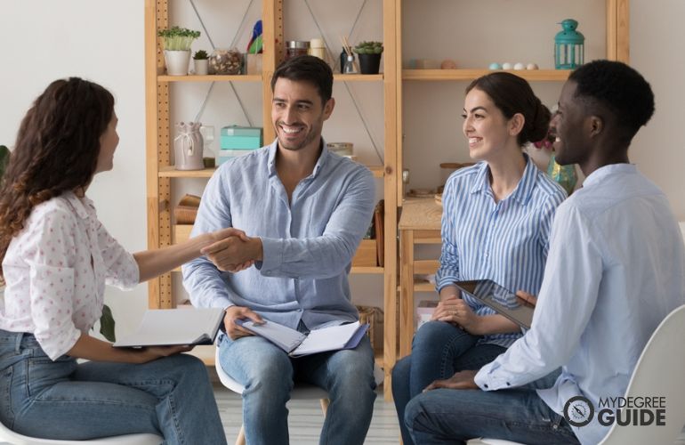 Group of Sociologist in a meeting