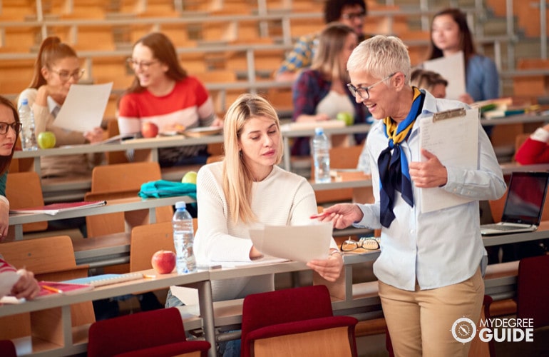 Sociology Professor teaching