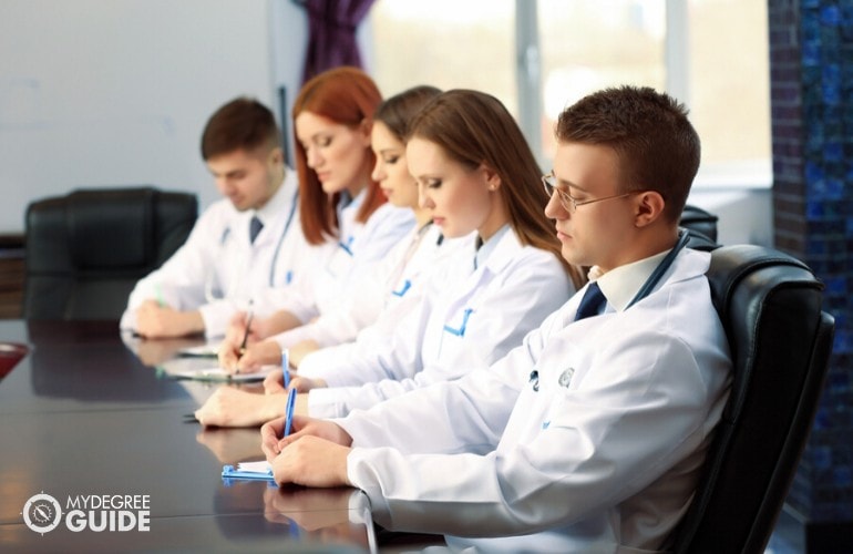 doctors in a meeting