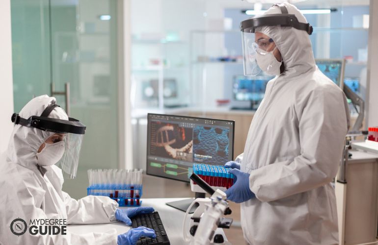 Toxicologists preparing to run some blood testing