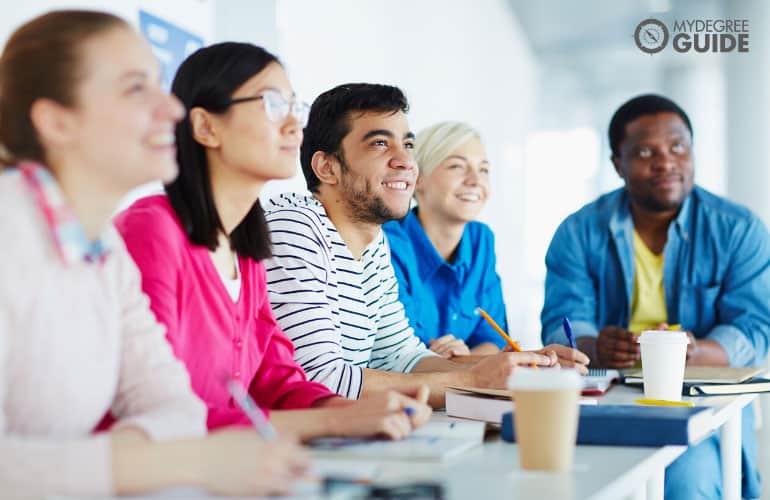 mba students in a classroom