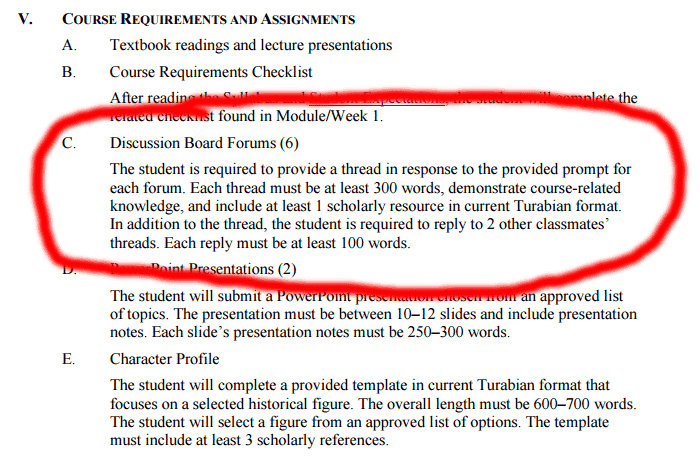 accelerated classes syllabus